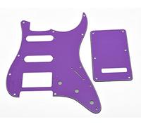 Dopro Strat HSS Golpeador de guitarra ST placa trasera Tremolo cubierta para USA/Mexican Fender Strat púrpura 3 capas