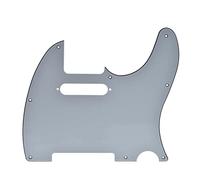 Dopro Tele Style - Golpeador de guitarra TL con orificios para tornillos de montaje para tele/telecaster blanco 3 capas