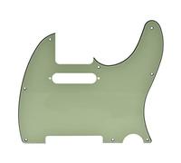 Dopro Tele Style - Golpeador de guitarra TL con orificios para tornillos de montaje para tele/telecaster color verde menta 3 capas