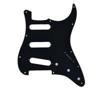 Dopro Vintage 62 Strat ST SSS Pastillas de bobina única Guitarra Golpeador Placa de arañazos con tornillos para American Fender 62 Stratocaster 11 agujero negro 1 capa