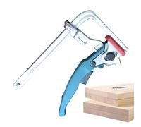 Dopsyesn Abrazaderas para sierra de cadena,Abrazaderas rápidas - Abrazadera de trinquete portátil para carpintería,Herramientas de mesa MFT, abrazaderas de sierra de vía rápida de acero de aleación,