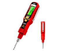 Dopsyesn Bolígrafo Detector de Voltaje - Detector de Voltaje de Enchufe de Doble Cabeza,Herramienta de Prueba Multifuncional Resistente, Medidor Automático para Obra