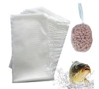 Dopsyesn Bolsa Cebos Pesca,100 Piezas Recambio de Malla para Pesca de Carpas | Red Reutilizable Recargable para Agua Dulce Y Salada