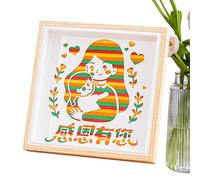 Dopsyesn Manualidad Para El Día De La Madre | Manualidades Interactivas Para El Día De La Madre,Decor Para Niños Pequeños Principiantes Con Interacción Entre Padres E Hijos