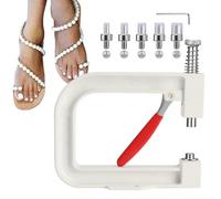 Dopsyesn Máquina Perforadora de Perlas,Prensa Manual para Abalorios | para Bisutería Hecha a Mano, Decoración de Complementos y Vestidos para Bodas