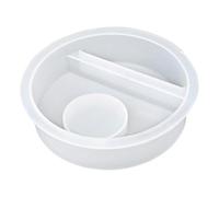 Dopsyesn Moldes de resina epoxi para candelabros, moldes de resina para candelabros, Moldes de silicona de fundición para portavelas, Portavelas de luz de té, moldes de silicona para epoxi