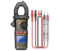 Dopsyesn Pinza Amperimétrica Multímetro - Medidor de Temperatura - 6000 Cuentas Multifuncional con Pantalla Digital, Luz Trasera e Iluminación para Medir Tensión AC/DC, Capacitancia, Resistencia,