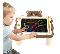 Dopsyesn Pizarra LCD para Escritura | Tablero de Dibujo con Soporte - Herramienta de Aprendizaje Infantil, Pizarra Borrable para Interior y Exterior
