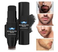 Dopsyesn Relleno Para Barba Hombre - Crema Densificadora Y Cepillo Para Barba | Tinte Antitranspirante 7g Duradera, Impermeable con Acabado Natural Resistente