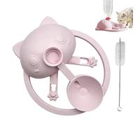 Dopsyesn Soporte antivuelco para Fuente de Agua para Gatos,Base Antideslizante con automática,Estación Agua y Comida para Mascotas - Uso en Salón, Balcón, Coche, Parque, Gatos, Perros y Otros