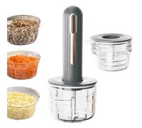 Dopsyesn Triturador de Cocina - Picador de Carne Compacto,Trituradora Eléctrica Portátil Para Preparar Verduras Frutas Y Carnes En Hogar Y Acampada