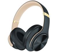 DOQAUS Auriculares Bluetooth Diadema[90 Hrs de Reproducción] Alta fidelidad Estéreo Auriculares Inalámbricos con 3 Modos EQ,Micrófono Incorporado,para Móviles/iPhone/Xiaomi/Android-Gris Asfalto