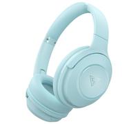 DOQAUS Auriculares Inalámbricos Bluetooth, 3 Modos EQ, 70 Horas de Reproducción, Bluetooth 5.4, Cascos Inalámbricos Bluetooth con Micrófono y 40mm Controlador,para Móviles/TV/PC/Hogar-Azul pálido