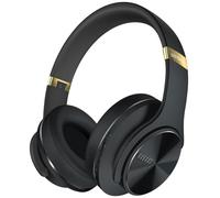 DOQAUS Auriculares Inalámbricos Bluetooth,3 Modos EQ/90 Horas de Reproducción/Bluetooth 5.3 Cascos Bluetooth, Auriculares Inalámbricos con Micrófono y 40mm Controlador,para Móviles/TV/Hogar-Oro Negro