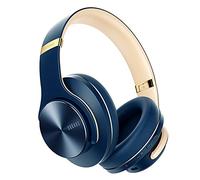 DOQAUS Auriculares Inalámbricos Bluetooth,3 Modos EQ/90 Horas de Reproducción/Bluetooth 5.3 Cascos Bluetooth, Auriculares Bluetooth con Micrófono y 40mm Controlador,paraMóviles/TV/PC/Hogar-Azul Marino