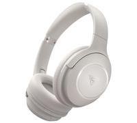 DOQAUS Auriculares Inalámbricos Bluetooth 5.3,70 Horas de Reproducción,Auriculares Inalámbricos Diadema con 3 EQ Modes y Micrófono de ENC Incorporado Cascos Plegables para PC/TV/Fones,Viajes-Blanco