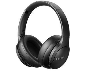 DOQAUS Auriculares inalámbricos Bluetooth [hasta 90 horas] Over-Ear con 3 modos de ecualización, estéreo HiFi, micrófono integrado, auriculares plegables