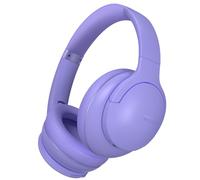 DOQAUS Auriculares Inalámbricos Bluetooth V5.3, 90 Hrs de Reproducción Auriculares Inalambricos Diadema con 3 Modos EQ, HiFi Estéreo,Auriculares Cascos con Micrófono para Móviles/TV/PC-Morado
