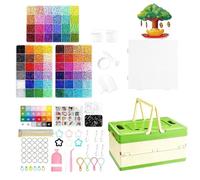 Doqeou Cuentas de planchado para manualidades y decoración - Accesorios de bricolaje para decorar y diseñar creativamente - Cuentas para planchar | para principiantes, niños, adolescentes, adultos