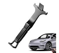 Doqeou Extractor de neumáticos de bicicleta con doble gancho y barra de | Palanca de neumáticos para piezas de bicicleta Ciclismo Aparcamiento Exterior Taller Garaje Vehículo SUV Autocaravana