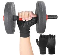 Doqeou Guantes Deportivos Hombre Protección de con Fibra de Cobre para el | Guantes Running para Sesiones de Gimnasio, Ciclismo y Ejercicio