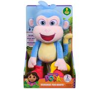 Dora Bananenfreund Boots - Peluche Interactivo de Aproximadamente 30 cm para la Popular Serie de televisión con 2 Canciones y 9 Frases, para Jugar imaginativamente, para niños a Partir de 3 años