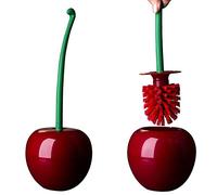 Dora Bridal Juego Combinado de Soporte para escobilla de Inodoro, 1 Paquete de Base Pesada para Cuenco Limpio, Soporte Compacto de cerdas Fuertes para Inodoro de baño (1 Cepillo, 1 Soporte)