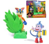 DORA LA EXPLORADORA - Pack de Aventura Botas y Zorro: 2 Figuras Articuladas + 2 Accesorios - 6073672 - Juguetes Niña 3 años + - Regalo Niña 3 años + - Juegos Infantiles