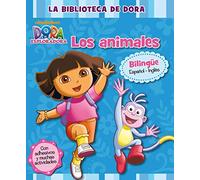 Dora la Exploradora. Primeros aprendizajes - La Biblioteca de Dora. Los animales: (edición bilingüe español-inglés) (con adhesivos y muchas actividades) (Nickelodeon)