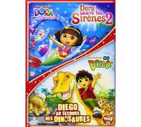 Dora l'exploratrice - Dora au Royaume des Sirènes + Go Diego! - Au secours des dinosaures [Francia] [DVD]