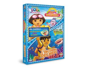 Dora l'exploratrice - Vive les vacances ! + Go Diego! - Vol. 5 : L'inconnu des mers [Francia] [DVD]