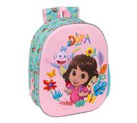 DORA - Mochila Escolar, con Diseño 3D, Ideal para Niños de Diferentes Edades, Cómoda y Versátil, Calidad y Resistencia, 27x10x33 cm