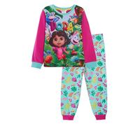 Dora Pijama The Explorer para niñas y niñas, conjunto de pijama de longitud completa, multicolor, 3-4 años
