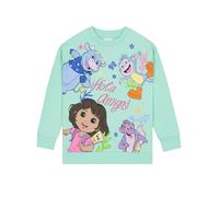DORA Sudadera Niña, Jersey Niña Manga Larga, Sudadera Chica De Algodón, Sudaderas Chicas, Verde 2-3 años