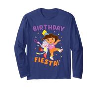 Dora The Explorer Dora and Boots Birthday Fiesta Manga Larga