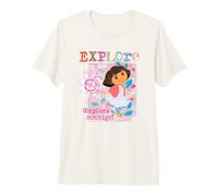 Dora The Explorer Explore with Me! Textured Design Camiseta Premium