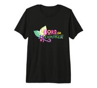 Dora The Explorer Floral Lettering Camiseta Premium