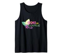 Dora The Explorer Floral Lettering Camiseta sin Mangas