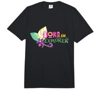 Dora The Explorer Floral Lettering Comfort Colors Adult Heavyweight T-Shirt