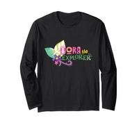 Dora The Explorer Floral Lettering Manga Larga
