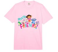Dora The Explorer Good Times with Good Friends Comfort Colors Adult Heavyweight T-Shirt