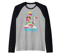 Dora The Explorer Hola Sunshine! Camiseta Manga Raglan