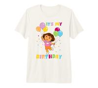 Dora The Explorer It's My Birthday Balloons Camiseta Premium