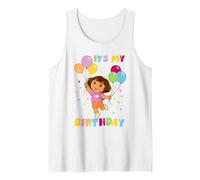 Dora The Explorer It's My Birthday Balloons Camiseta sin Mangas
