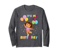 Dora The Explorer It's My Birthday Balloons Manga Larga