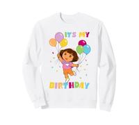 Dora The Explorer It's My Birthday Balloons Sudadera