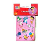 Dora the Explorer Pegatinas de personajes (paquete de 8), multicolor, Talla única