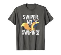 Dora The Explorer Swiper No Swiping Fox Camiseta, Hombre, Asfalto, 4XL