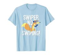 Dora The Explorer Swiper No Swiping Fox Camiseta, Hombre, Azul Bebé, S