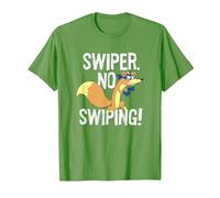 Dora The Explorer Swiper No Swiping Fox Camiseta, Hombre, Hierba, XXL